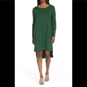 NWT Eileen Fisher Hi-Lo Jersey Shift Dress Sz XS
